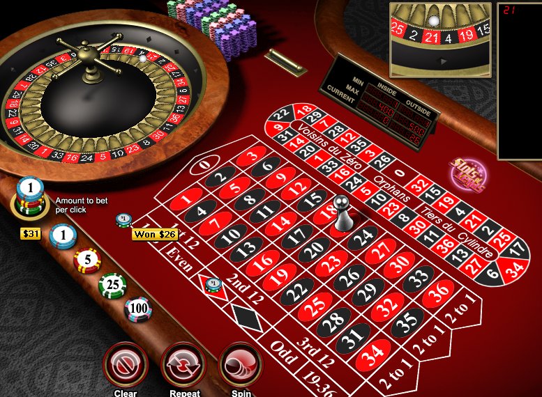 European Roulette - $10 No Deposit Casino Bonus